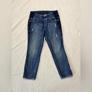 Jag Jeans Women's Classic Blue pulll on Cropped Denim